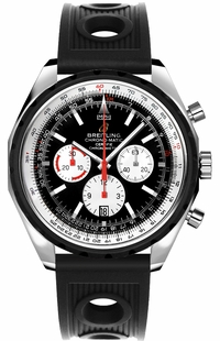 Breitling Chrono-Matic Black Dial Chronograph Men's Watch A1436002/B920-201S