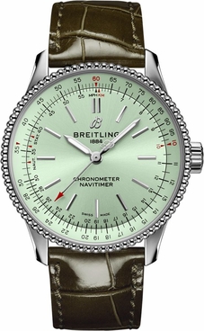 Breitling Navitimer Automatic 35 Green Women's Watch A17395361L1P2