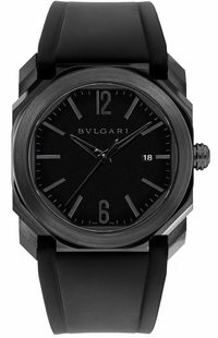 Bvlgari Octo Ultranero Black Steel Automatic 41mm Men's Watch 102737