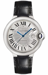 Cartier Ballon Bleu Silver Dial Unisex  Watch WSBB0026