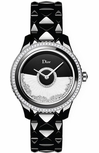 Christian Dior VIII Grand Bal Black Ceramic Women's Watch CD124BE3C003