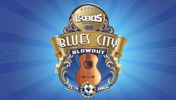 25th Annual Blues City Blowout Event Logo