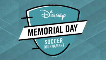 2026 Disney Memorial Day Soccer Tournament Event Logo