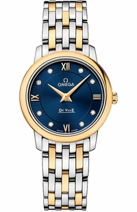 Omega De Ville Prestige Blue Dial Women's Watch 424.20.27.60.53.002