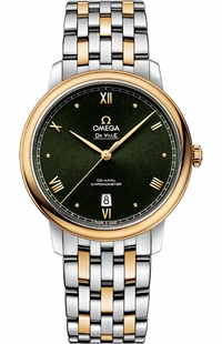 Omega De Ville Prestige Green Dial Men's Watch 424.20.40.20.10.001