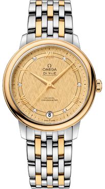 Omega De Ville Prestige Steel & Yellow Gold Women's Watch 424.20.33.20.58.003