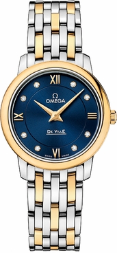 Omega De Ville Prestige Blue Dial Women's Watch 424.20.27.60.53.002