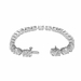 Oval Lab Diamond Tennis Bracelet on 14k White Gold - image 1