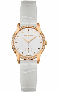 Patek Philippe Calatrava Diamond Bezel Women's Watch 7122/200R-001