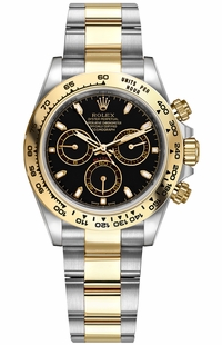 Rolex Cosmograph Daytona Black Dial Men's Luxury Watch 116503-0004