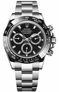 Rolex Cosmograph Daytona Oystersteel Black Dial Men's Watch 116500LN-0002