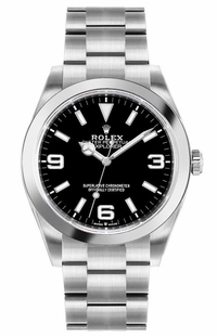 Rolex Explorer 36mm Black Dial Oystersteel Unisex Watch 124270-0001