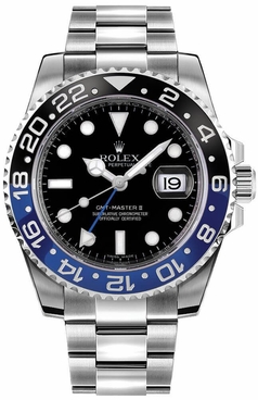 Rolex GMT-Master II Batman 40mm Men's Watch 116710BLNR-0002