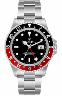 Rolex GMT-Master II Coke Black Dial Men's Watch 16710