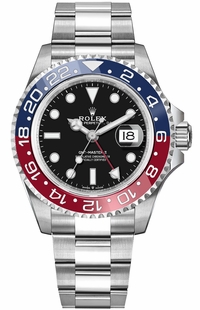 Rolex GMT Master II Pepsi Oystersteel Men's Luxury Watch 126710BLRO-0002