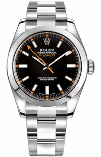 Rolex Milgauss Black Dial Oystersteel 40mm Men's Watch 116400-0001