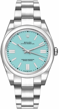 Rolex Oyster Perpetual 36 Turquoise Dial Midsize Watch 126000-0006