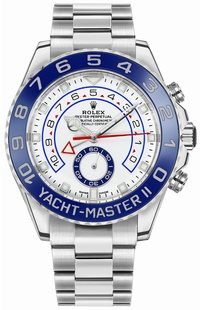 Rolex Yacht-Master II Oystersteel White Dial Men's Watch 116680-0002