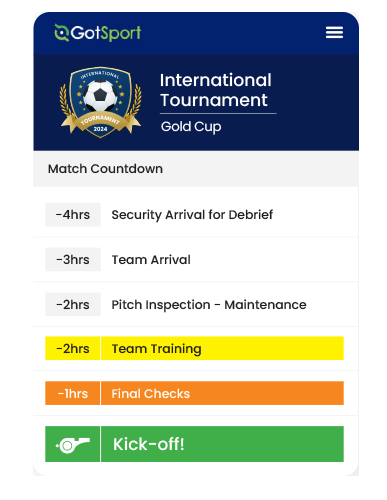Pro Match Countdown example