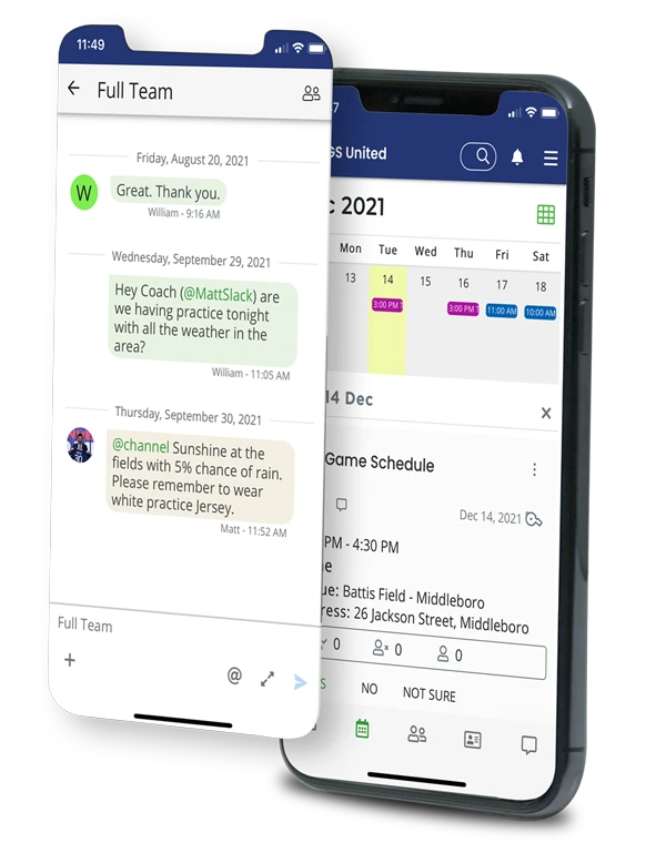 Team App to help manage your sports team